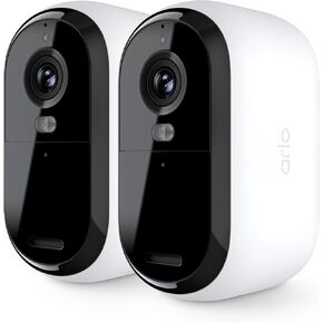 Arlo Essential Security Camera 1080p HD | Outdoor - Indoor | 2nd Gen |2 Cameras (Renewed)