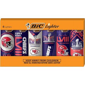 BIC Special Edition Champions Lighters Maxi Pocket Lighters ، متنوعون ، 6 عبوات in Kuwait