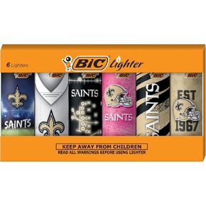 BIC Special Edition Champions Lighters Maxi Pocket Lighters ، متنوعون ، 6 عبوات