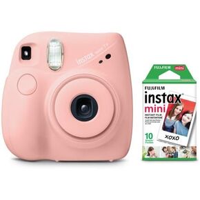 FujiFilm Instax Mini 7+ Pink Bundle (10 Film Pack)