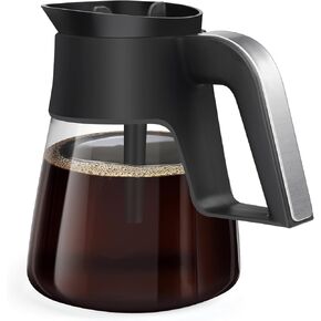 10 Cup Ninja Coffee Pot Replacement for CM401 Ninja Coffee Maker, Glass Carafe with Lid Compatible with Ninja CF090 CF092 CM300 CM400 CM401 ect.