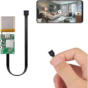 DIY Mini Camera,Wireless Indoor Camera for Home Security,1080P HD Small Cameras, SD Storage