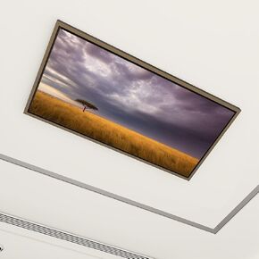 6 Pack Fluorescent Light Covers for Ceiling Lights Beautiful Uluwatu Temple perched top cliff Bali Indonesia Decorative Magnetic Fluorescent Light Filters for Classroom Office Home 4x2 ft