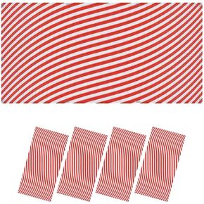 6 Pcs Fluorescent Light Covers for Ceiling Lights Black white vertical striped seamless suitable for fashion Decorative Magnets Light Filters for Office Home Classroom Must Haves 4’ x 2’