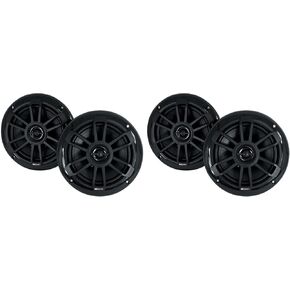 MB Quart NF1-116B Nautic Series 6.5-Inch 80-Watt Coaxial Speakers (Black)
