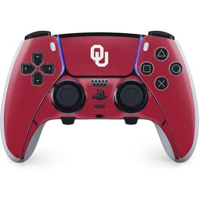 Skinit Decal Gaming Skin Compatible with PS5 DualSense Edge Pro Controller - Officially Licensed University of Oklahoma Sooners Digi Design