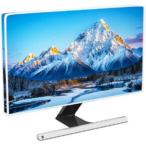 Baocicco 22-25 Inch Monitor Dust Covers, Waterproof, Dust Proof, Snow Mountains Winter Scenery New Zealand Computer Screen Laptop Monitor Cover for Home Office Decoration
