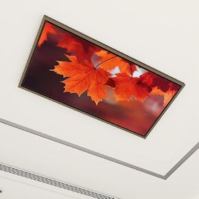 4 Pack Fluorescent Light Covers for Ceiling Lights Antelope Island Sunset Great Salt Lake Utah Decorative Magnetic Fluorescent Light Filters for Classroom Office Home 4x2 ft