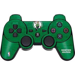 Skinit Skinit Gaming Gaming Skin for PS3 Dual Shock Wireless Controller - NBA Boston Celtics Green Primary Logo Design