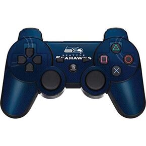 Skinit Decal Gaming Skin Compatible with PS3 Dual Shock Wireless Controller - Officially Licensed NFL Seattle Seahawks Team Jersey Design