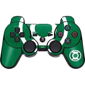 Skinit Decal Gaming Skin for PS3 Dual Shock Wireless Controller - Officially Licensed Warner Bros Green Lantern Logo Green Design