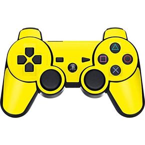 Skinit Decal Gaming Skin for PS3 Dual Shock Wireless Controller - Originally Designed Yellow Design