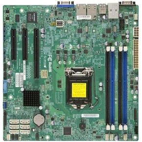 Supermicro LGA1150/ Intel C226 PCH/ DDR3/ SATA3&USB3.0/ V&2GbE/ MicroATX Server Motherboard Model X10SLH-F-B