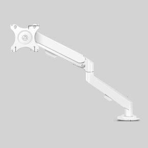 Monitor Stand Computer Screen mini Stand Pneumatic Telescopic Lifting Suspended Mechanical arm Punch-Free Table clamp(Black)