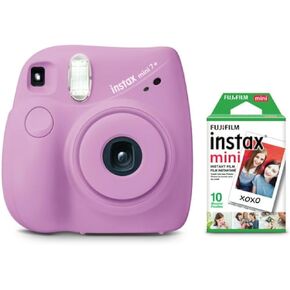 FujiFilm Instax Mini 7+ Lavender Bundle (10 Film Pack)
