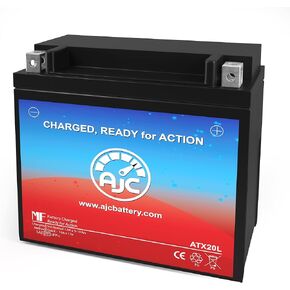 بطارية AJC متوافقة مع بطارية Motobatt MBTX20U PowerSports