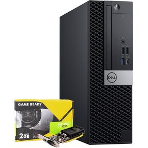 Dell Gaming PC Desktop PC 5060 (SFF) with GeForce GT1030 2GB DDR5 Graphics | Hexa Core i5 8th Gen Up to 4.1Ghz | 32GB DDR4 RAM 512GB SSD Storage | 4K Support | Windows 11 Pro -64 bit (Renewed)