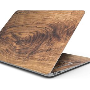 Raw Wood Planks V11 Full-Body Wrap Scratch Resistant Decal Skin-Kit Compatible with MacBook 13" Air M2 (A2681)