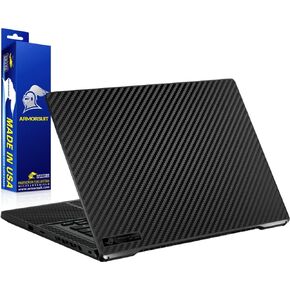 ArmorSuit MilitaryShield Black Carbon Fiber Skin Vinyl Wrap for ASUS ROG Zephyrus G15 / M16 (2021-2022)