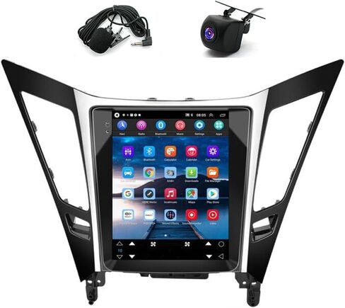 2+32G Android 13 Car Stereo ، 9.7 بوصة IPS اللمسات اللمسة الراديو وحدة RDS WiFi GPS الملاحة الكاميرا الكاميرا MIC ملائمة ل Hyundai Sonata 2011 2012 2014 2014 in Kuwait