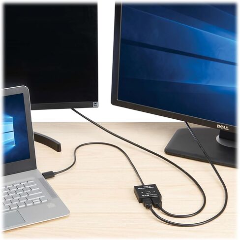 Tripp Lite Series 8K DisplayPort Switch, 2x1 Bi-Directional DisplayPort Splitter, 2 in 1 Out, Push Button Switch, No Software Needed, HDR, HDCP Passthrough, 1-Year Warranty (B119-002-BDS-DP) in Saudi Arabia