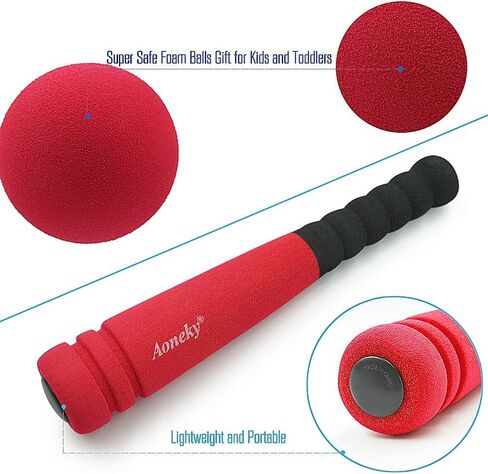 Aoneky Blue 11.8 inch Min Foam Baseball Bat and Ball in Saudi Arabia