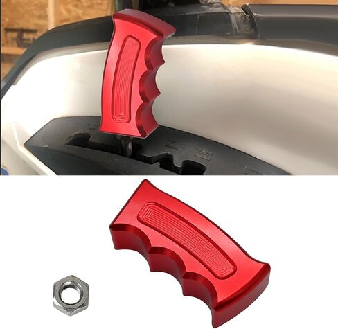 Red Pistol Grip Shift knob Shifter Manual & Automatic Transmission Car Grip Handle Gear Shift Lever Knob Shifter Knob Car interrior Accessories for Can-Am Outlander Renegade in Saudi Arabia