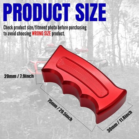 Red Pistol Grip Shift knob Shifter Manual & Automatic Transmission Car Grip Handle Gear Shift Lever Knob Shifter Knob Car interrior Accessories for Can-Am Outlander Renegade in Saudi Arabia