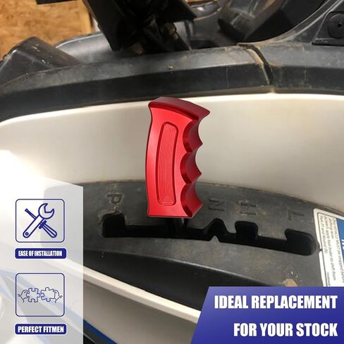 Red Pistol Grip Shift knob Shifter Manual & Automatic Transmission Car Grip Handle Gear Shift Lever Knob Shifter Knob Car interrior Accessories for Can-Am Outlander Renegade in Saudi Arabia