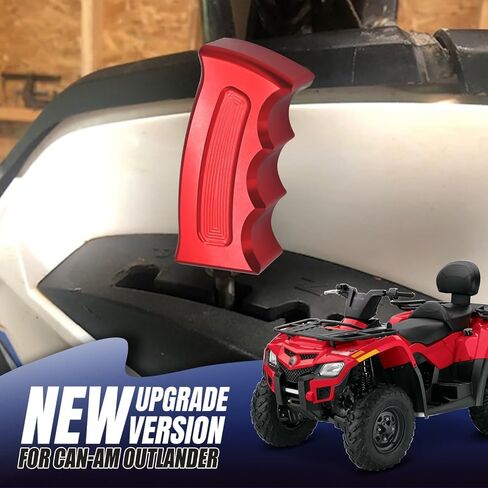 Red Pistol Grip Shift knob Shifter Manual & Automatic Transmission Car Grip Handle Gear Shift Lever Knob Shifter Knob Car interrior Accessories for Can-Am Outlander Renegade in Saudi Arabia