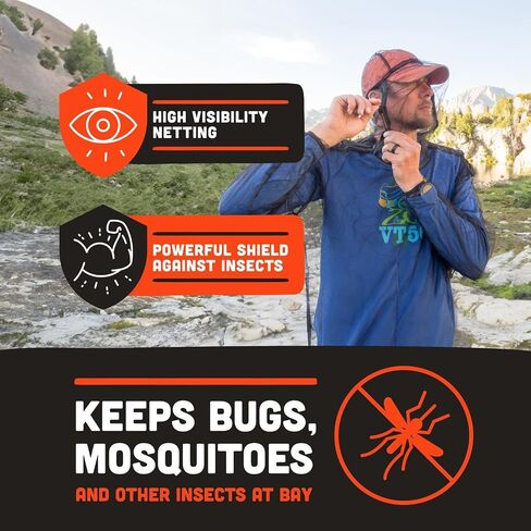 Ben's InvisiNet Bug Jacket & Mitts - Durable & Comfortable Insect Protection for Outdoor Activities - Fine Mesh Bug Net - S/M in Kuwait