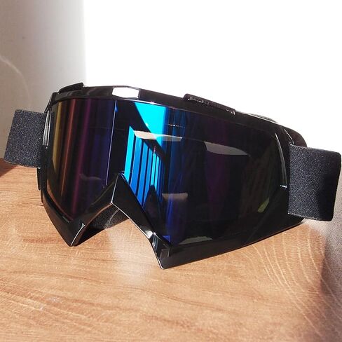 Dirt Bike Goggles 2Packs Motorcycle ATV Goggles UV Protection Motocross Goggles Off Road Riding Helmet Goggles MX Goggles for Men Women Youth Kids in Saudi Arabia