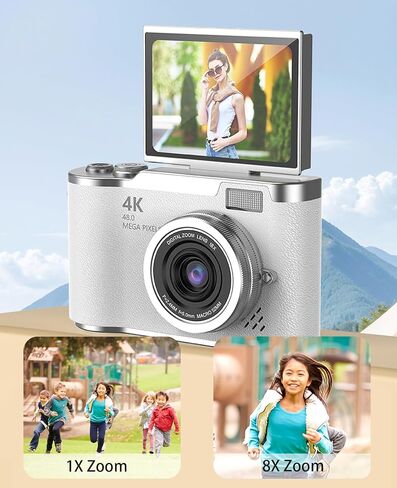 Kids Camera with flip Screen for Boys and Girls 1080P Video Kids Digital Camera Toys Christmas Birthday Gift for 3-12 Year Old in Saudi Arabia