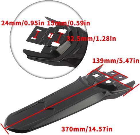 Sur Ron Front Fender,Imitation Carbon Fiber Dirt Bike Front Fender for Light Bee Sur-Ron Front Fork in Kuwait