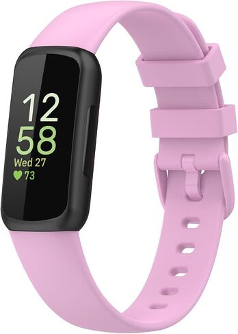 for Fitbit Inspire 3 Bands Women Men, Soft Silicone Adjustable Wristband Replacement Sport Straps Compatible with Fitbit Inspire 3 Fitness Tracker in Saudi Arabia