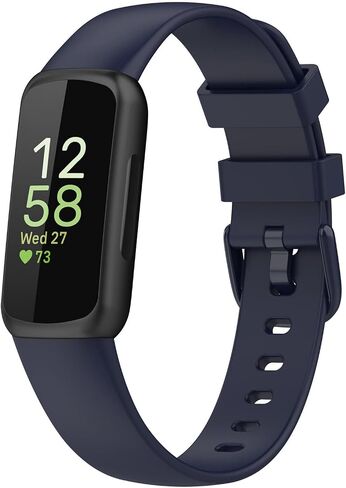 for Fitbit Inspire 3 Bands Women Men, Soft Silicone Adjustable Wristband Replacement Sport Straps Compatible with Fitbit Inspire 3 Fitness Tracker in Saudi Arabia