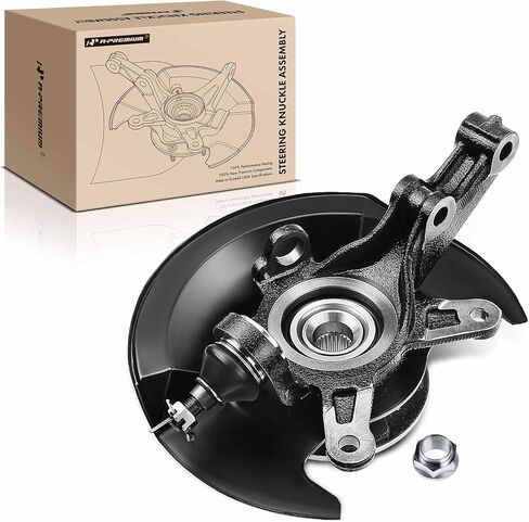 مجموعة مفصل التوجيه الأمامي الممتاز ومجموعة محور تحمل العجلة متوافقة مع Honda Civic 2001-2002 L4 1.7L، جانب السائق الأيسر، يستبدل 51215S5AJ10، 45255S01A00، 44600S5DA00 in Saudi Arabia