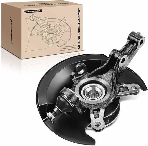 مجموعة مفصل التوجيه الأمامي الممتاز ومجموعة محور تحمل العجلة متوافقة مع Honda Civic 2001-2002 L4 1.7L، جانب السائق الأيسر، يستبدل 51215S5AJ10، 45255S01A00، 44600S5DA00 in Saudi Arabia