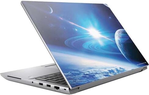 Skinit Decal Laptop Skin Compatible with HP ZBook Fury 16 G10 - Officially Licensed StockTrek Solar System Design in Saudi Arabia