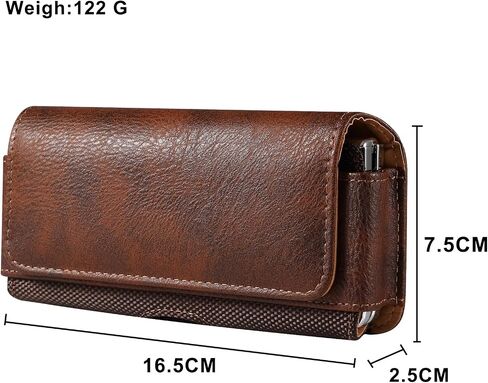 Leather Cell Phone Belt Clip Pouch Compatible with Samsung Galaxy Z Fold 6/Z Fold 5/Z Fold 4/Z Fold 3/Z Fold 2/Z Fold 5G, Cell Phone Waist Bag Men Leather Phone Belt Clip Loop Holster Carrying Case in Saudi Arabia