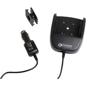 حامل سيارة مع شحن لـ Honeywell CT50 و CT60 - مع قابس السيارة 12V وتثبيت الميل: portsmith PSVCT60-05