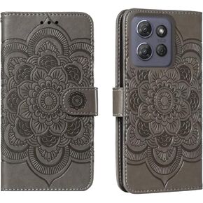 ل Motorola Moto G Power 2025 Case Wallet مع حامل البطاقة Kickstand Magnetic Love Leather Flip Flip Flip for Moto G Power 5G 2025 Cover (L-Purple)