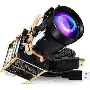 ELP 12x ZOOM 4K 30FPS USB Camera Module 1080p 60fps HDMI USB WebCAM Autofocus Manual Zoom Infrared Remote Control Camera H.265 H.264 High Speed ​​WebCamera لمؤتمر فيديو بث الكنيسة مؤتمر