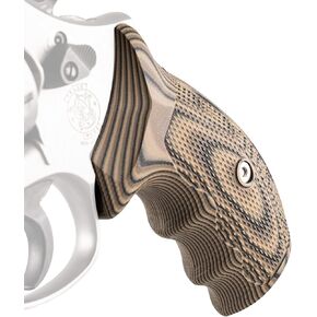 VZ Grips Smith & Wesson K/L-Frame Tactical Diamond Round Bottom Gun Grip, Superior Comfort, Superior Control, Made in The USA, 2 Panels