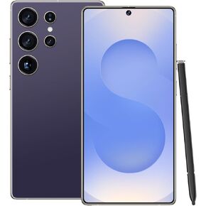 Unlocked Cell Phones, X25 Ultra Unlocked Android Smart Phone, Dual SIM 5G mobile phones, 8+256GB with 128GB Memory Card, 6800mAh, 108MP Camera, 6.9" HD Display, Face ID, GPS, 5G (Deep Violet)