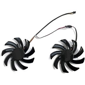 2pcs 85mm FDC10H12S9-C GA91S2U 4PIN مروحة تبريد بطاقة الرسومات المزدوجة (FDC10H12S9-C)