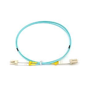 1M LC/UPC to LC/UPC Duplex 10Gb OM3 Multimode 50/125μm Fiber Patch Cord Cable