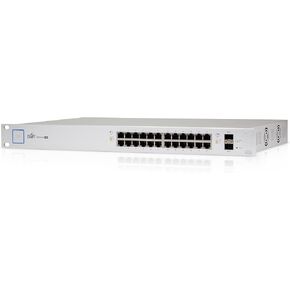 Ubiquiti Networks UniFi Switch PoE 24 US-24-250W 24-Port Managed PoE+ Gigabit Switch with SFP (Renewed)