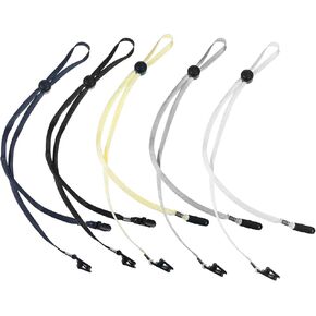 5PCS Hat Strap Clips, Windproof Chin Strap for Baseball Caps, Adjustable Cowboy Bucket Sun Hats, Outdoor Sports,Travel,Anti-Lost Chin Retainers Hat String for Men Women (Multicolor)