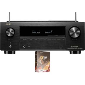Denon AVRX2800H 7.2 Channel 8K AV Receiver with DTS Virtual:X and 4 Year Amber Protection Plan (2022)